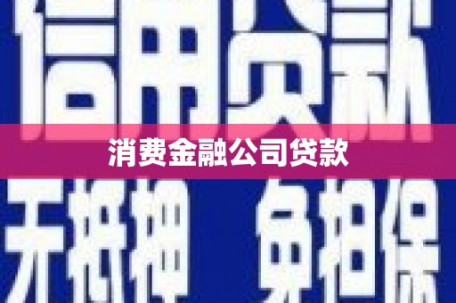 伍家岗消费金融公司贷款