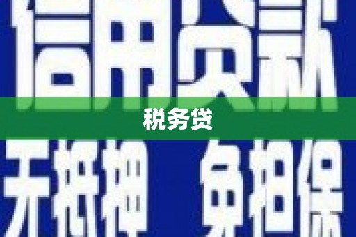 伍家岗税务贷