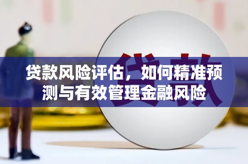 伍家岗贷款风险评估，如何精准预测与有效管理金融风险