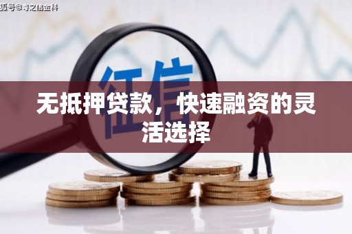 伍家岗无抵押贷款，快速融资的灵活选择