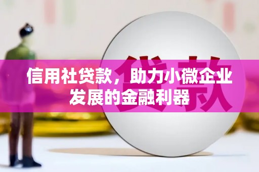 伍家岗信用社贷款，助力小微企业发展的金融利器
