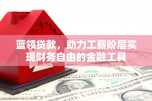 伍家岗蓝领贷款，助力工薪阶层实现财务自由的金融工具