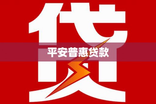伍家岗平安普惠贷款