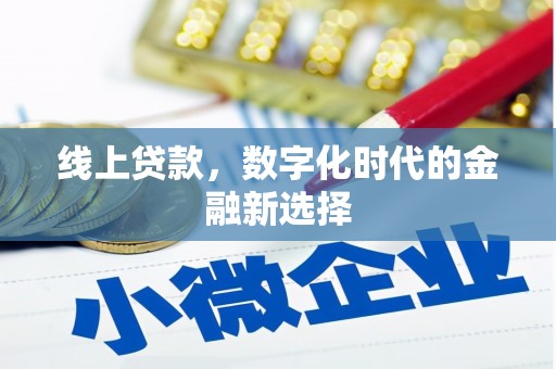 伍家岗线上贷款，数字化时代的金融新选择