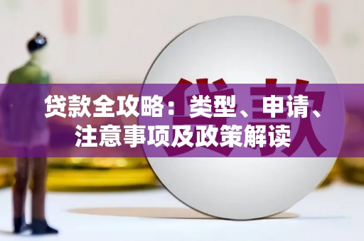 伍家岗贷款全攻略：类型、申请、注意事项及政策解读